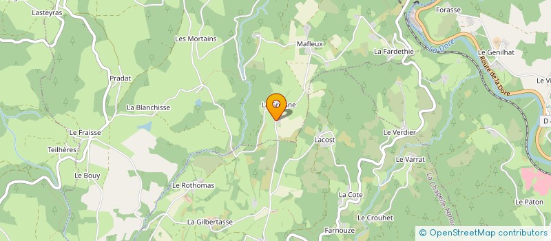 localisation de l'entreprise LARA IMMO  SAINT-GERVAIS-SOUS-MEYMONT