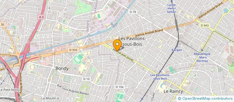 localisation de l'entreprise LARA&JASON à LES PAVILLONS-SOUS-BOIS