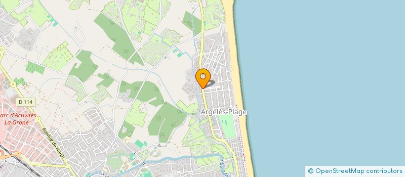 localisation de l'entreprise LARA MOULENAT à ARGELES-SUR-MER