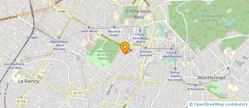 localisation de l'entreprise LARA RESTAURANT à SAINT-OUEN-SUR-SEINE