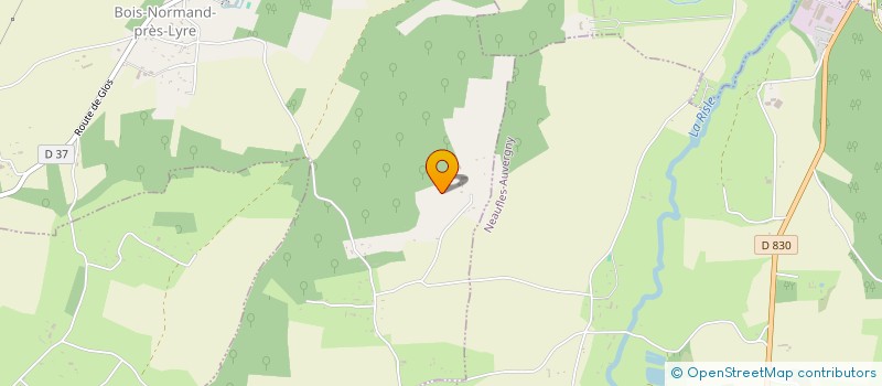 localisation de l'entreprise LARA SCI  LA NEUVE LYRE