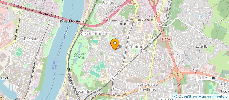 localisation de l'entreprise LARABESK  LORMONT