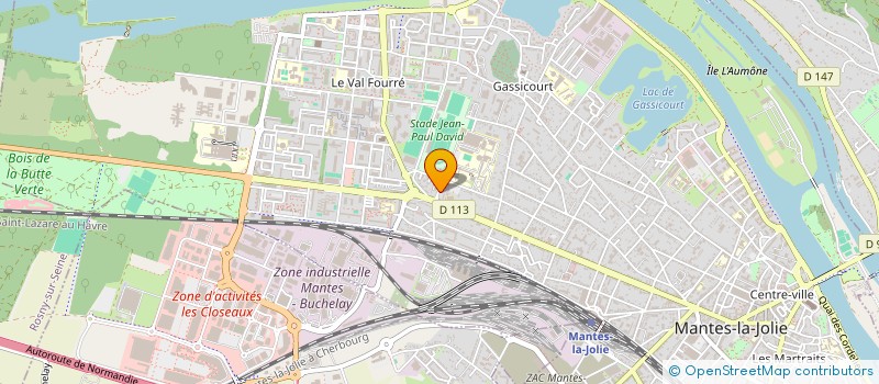 localisation de l'entreprise LARABI A & H  MANTES-LA-JOLIE