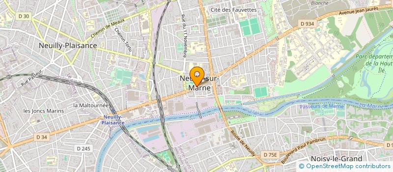 localisation de l'entreprise LARACINE à NEUILLY-SUR-MARNE