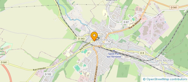 localisation de l'entreprise LARAH  SAINT-POL-SUR-TERNOISE