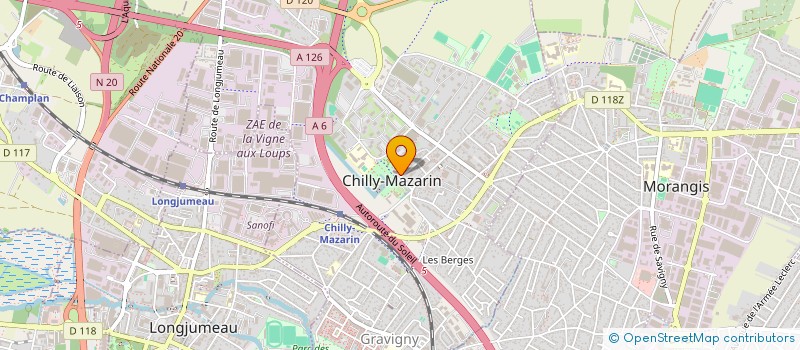 localisation de l'entreprise LARAMIAM  CHILLY-MAZARIN