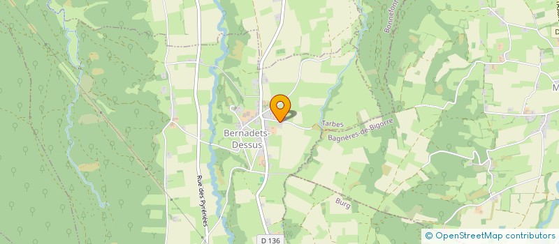 localisation de l'entreprise LARAN  BERNADETS-DESSUS