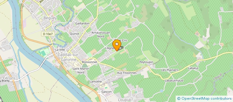 localisation de l'entreprise LARANA  CADILLAC-SUR-GARONNE