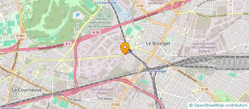 localisation de l'entreprise LARANDREA à LE BOURGET