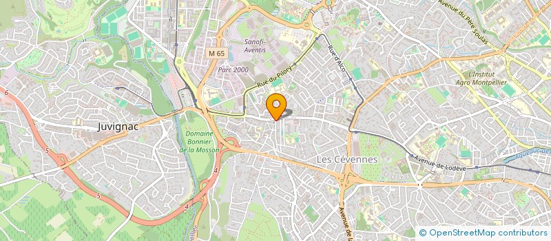 localisation de l'entreprise LARASKER  LA VACQUERIE-ET-SAINT-MARTIN-DE-CASTRIES