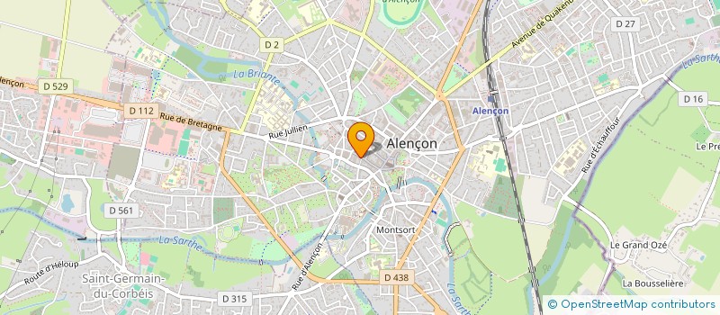 localisation de l'entreprise LARBANNA à ALENCON