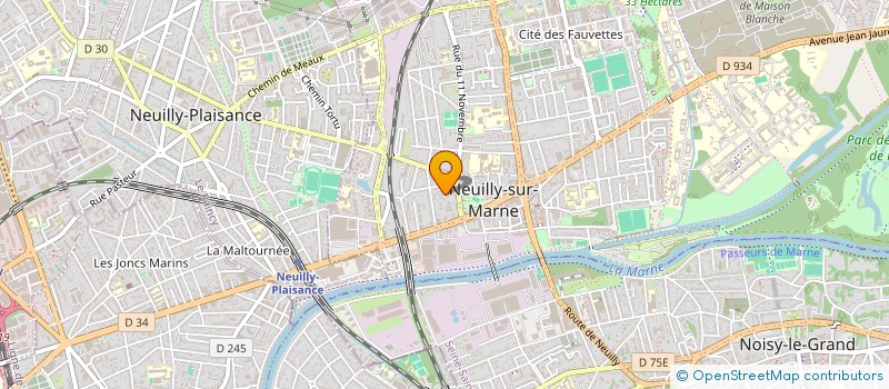 localisation de l'entreprise LARBI MOKHTAR IMMOBILIER à NEUILLY-SUR-MARNE
