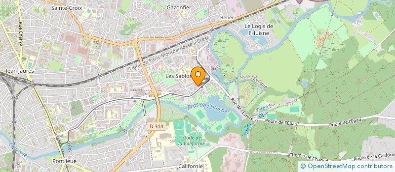 localisation de l'entreprise LARBRE à LE MANS