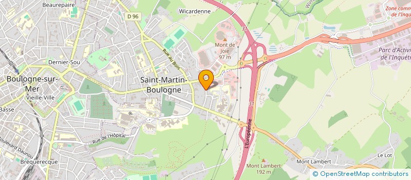 localisation de l'entreprise LARC à SAINT-MARTIN-BOULOGNE