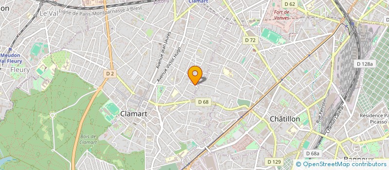 localisation de l'entreprise LARC à CLAMART