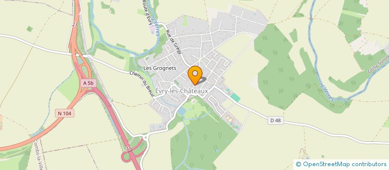 localisation de l'entreprise LARC FINANCES  EVRY GREGY SUR YERRES