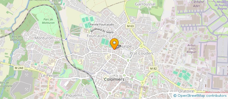 localisation de l'entreprise LARCH CONSTRUCTIONS à COLOMIERS
