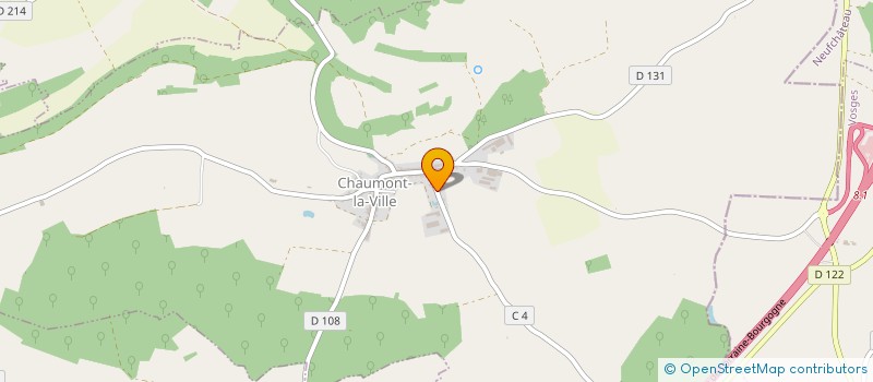 localisation de l'entreprise LARCHE BETAIL à CHAUMONT-LA-VILLE