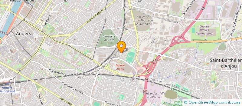 localisation de l'entreprise LARCHER à ANGERS