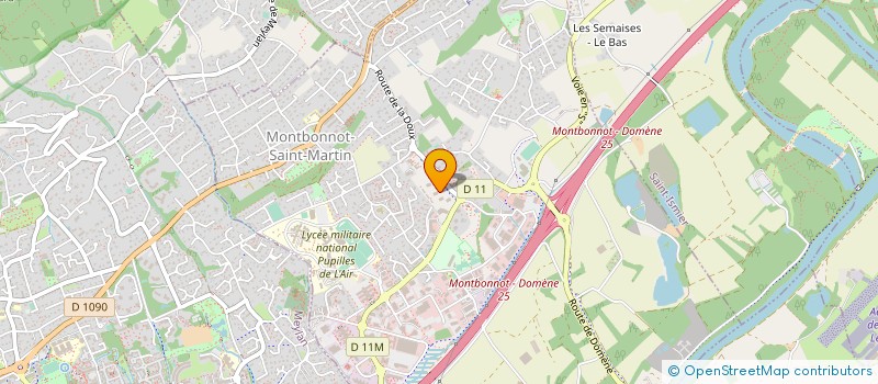 localisation de l'entreprise LARCHER BATIMENT à MONTBONNOT-SAINT-MARTIN