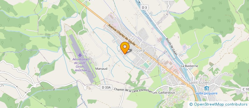 localisation de l'entreprise LARCHER PERE ET FILS à LORP-SENTARAILLE