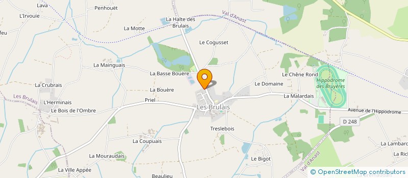 localisation de l'entreprise LARCHER PREVOND  LA CHAPELLE-BOUEXIC