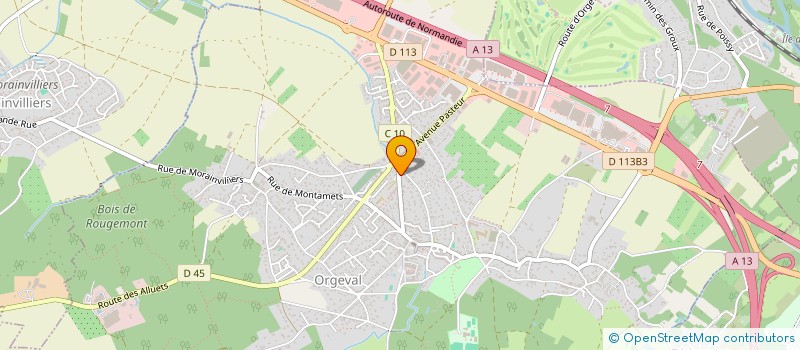 localisation de l'entreprise LARCHER SANTE à ORGEVAL