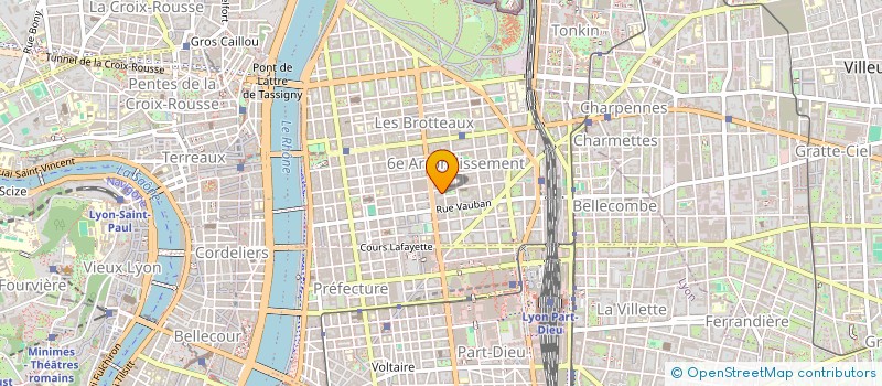 localisation de l'entreprise LARCHEVEQUE PEISEY  LYON