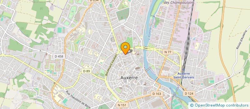 localisation de l'entreprise LARCIER à AUXERRE