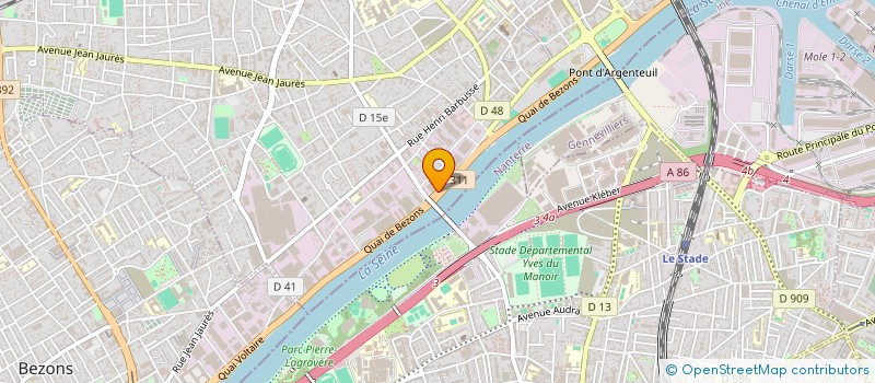 localisation de l'entreprise LARCO à ARGENTEUIL