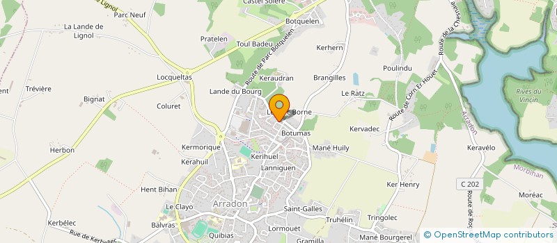localisation de l'entreprise LARCOM EURL  ARRADON