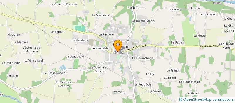 localisation de l'entreprise LARCSEN  PEILLAC