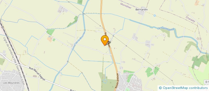 localisation de l'entreprise LARD DE FUMEE  MONTELIER