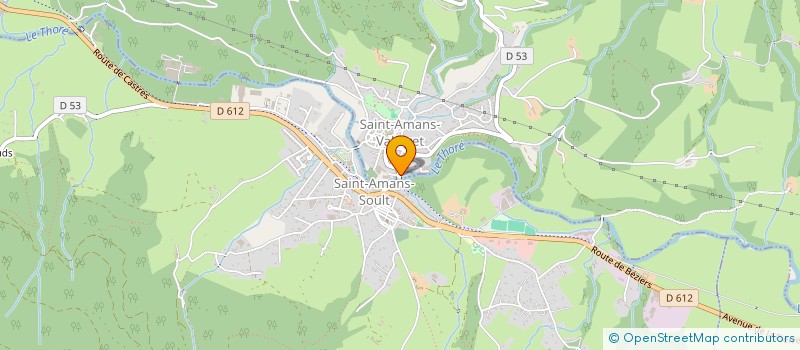 localisation de l'entreprise LARD DE VIVRE  SAINT-AMANS-VALTORET