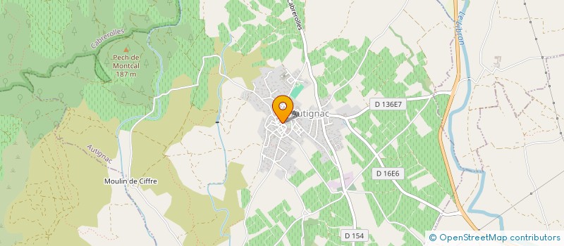 localisation de l'entreprise LARDDEVIVRE  AUTIGNAC