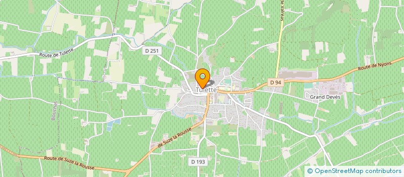 localisation de l'entreprise LARDENOIS DOMAINE ET VIGNOBLES à TULETTE