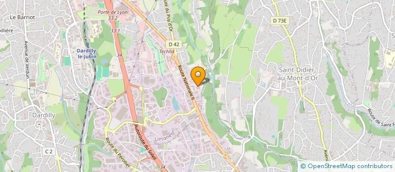 localisation de l'entreprise LARDET ELECTRICITE  LIMONEST