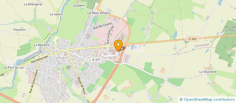 localisation de l'entreprise LARDIERE HOPECGA à LYS-HAUT-LAYON
