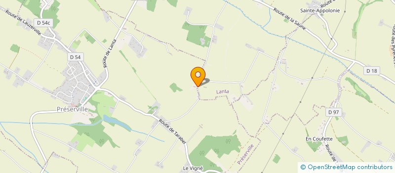 localisation de l'entreprise LARDIT  PRESERVILLE
