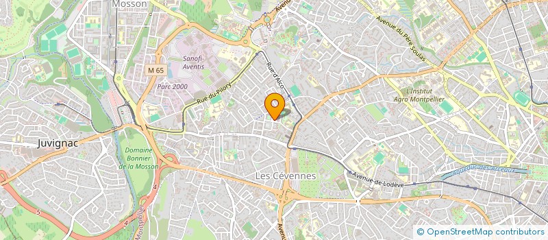 localisation de l'entreprise LARDJM ETANCHEITE à MONTPELLIER