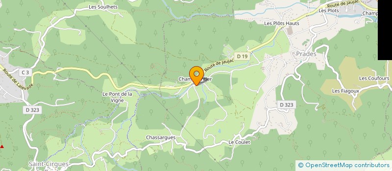 localisation de l'entreprise LARDO  PRADES