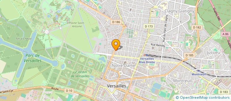 localisation de l'entreprise LARDY INVESTISSEMENT à VERSAILLES