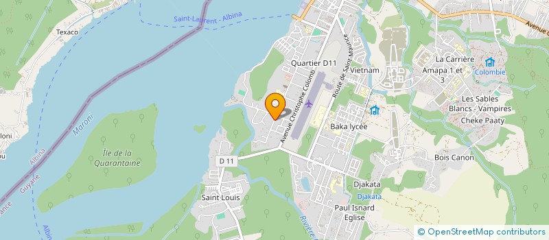 localisation de l'entreprise LAREA à SAINT-LAURENT-DU-MARONI