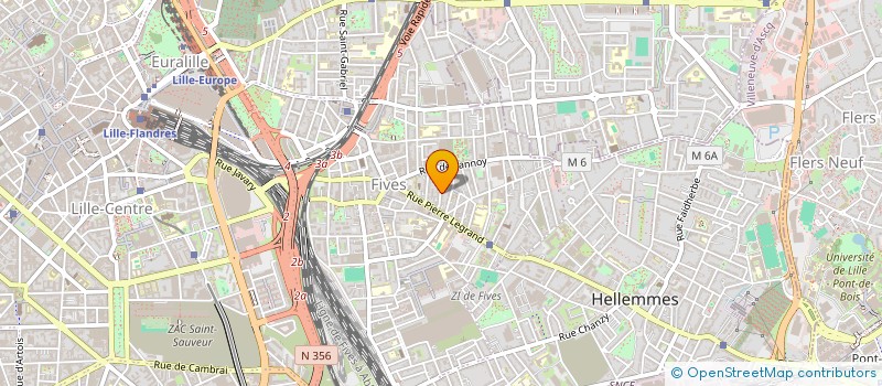 localisation de l'entreprise LAREDA à LILLE
