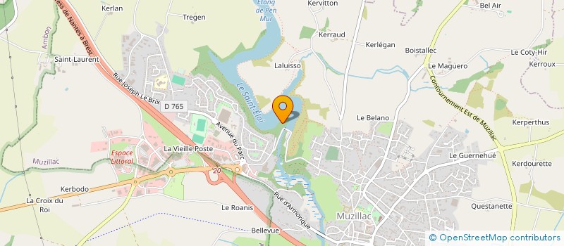 localisation de l'entreprise LAREM  MUZILLAC