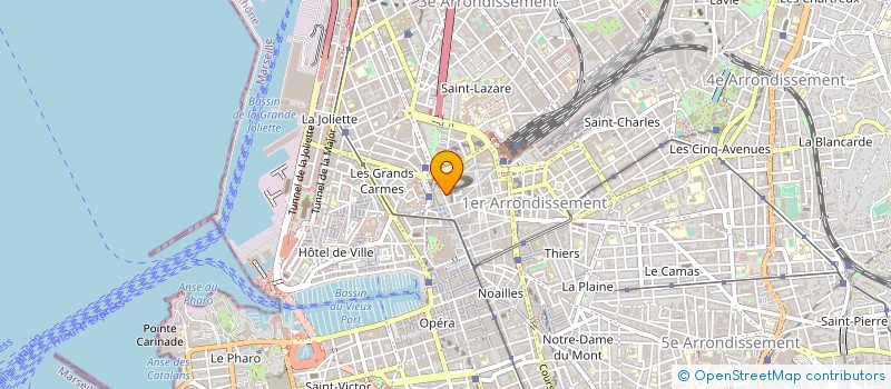 localisation de l'entreprise LARET INTERNATIONAL à MARSEILLE
