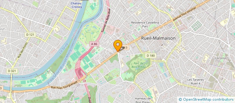 localisation de l'entreprise LAREVOLTE à RUEIL-MALMAISON