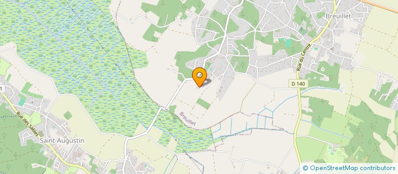 localisation de l'entreprise LARGAYA  BREUILLET