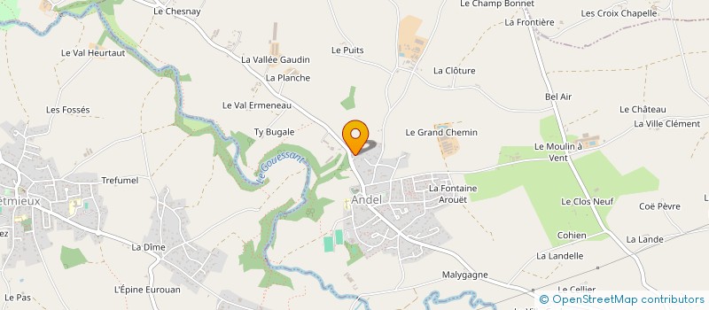 localisation de l'entreprise LARGE ASSURANCE DIAGNOSTIC  ANDEL