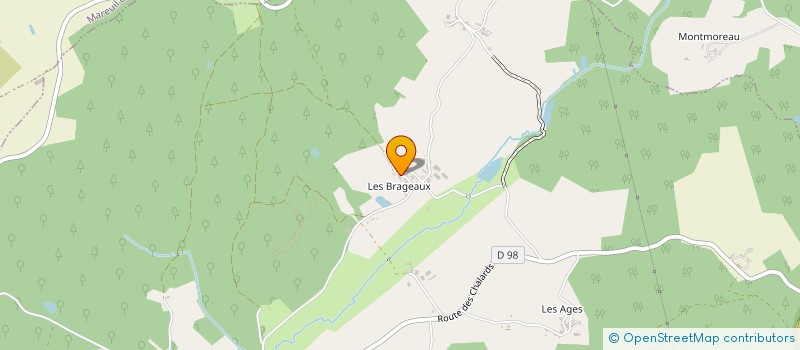 localisation de l'entreprise LARGE ET BORDE à PAUSSAC ET ST VIVIEN